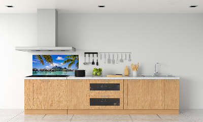 Panel para cocina Palmeras en Bora Bora