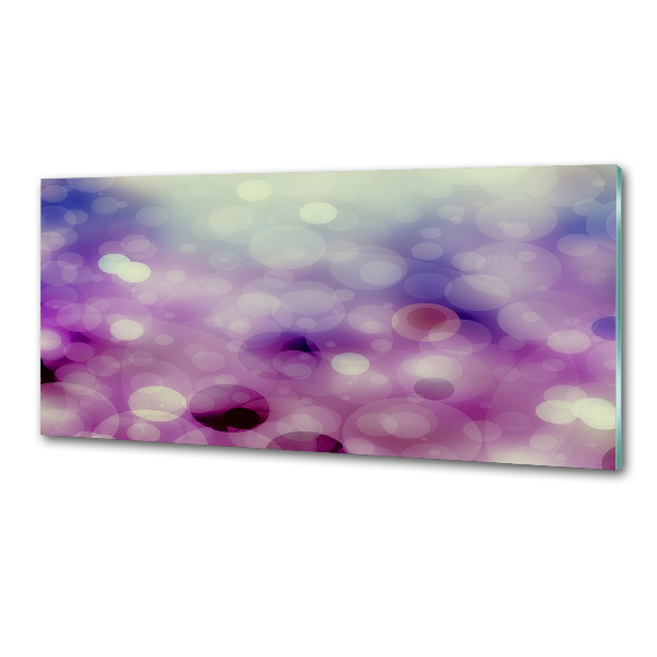 Panel para cocina Ruedas moradas