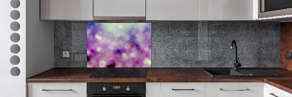 Panel para cocina Ruedas moradas