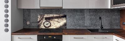 Salpicadero de cocina Brújula mapa lupa