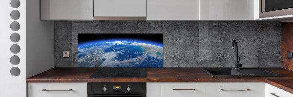 Panel de pared de cocina Planeta Tierra