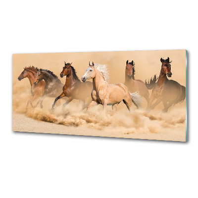 Panel para cocina Caballos del desierto