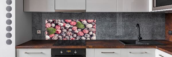 Panel para cocina Frutos del bosque congelados