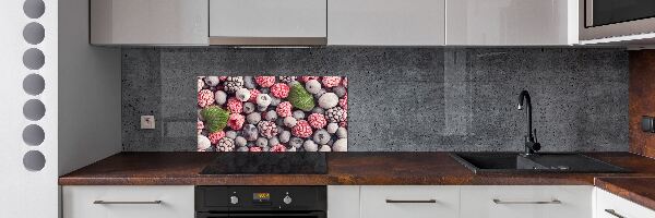Panel para cocina Frutos del bosque congelados