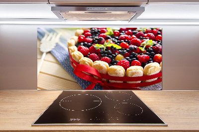 Salpicadero para cocina Pastel de frutos del bosque