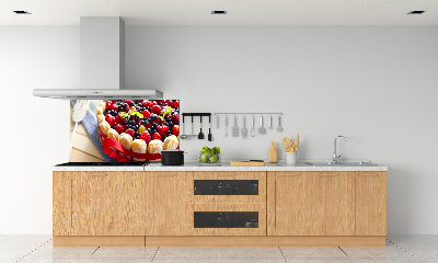 Salpicadero para cocina Pastel de frutos del bosque