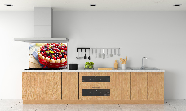 Salpicadero para cocina Pastel de frutos del bosque