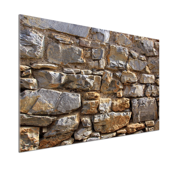 Panel de pared de cocina Muro de piedra