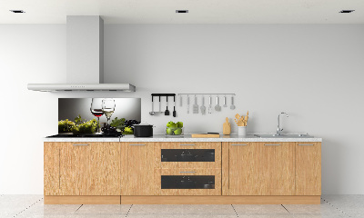 Panel de pared de cocina Vino y uvas