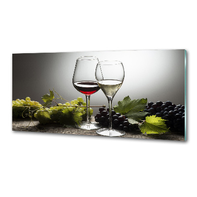 Panel de pared de cocina Vino y uvas