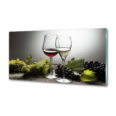 Panel de pared de cocina Vino y uvas