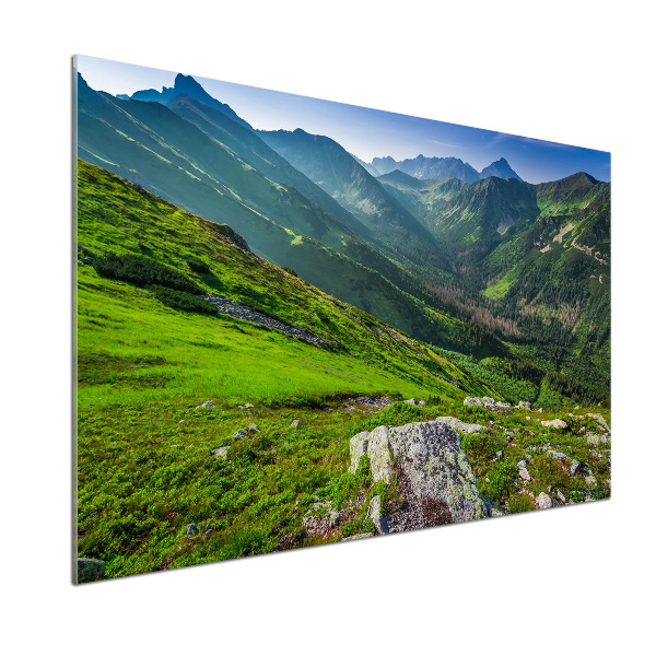 Panel para cocina Amanecer en las montañas