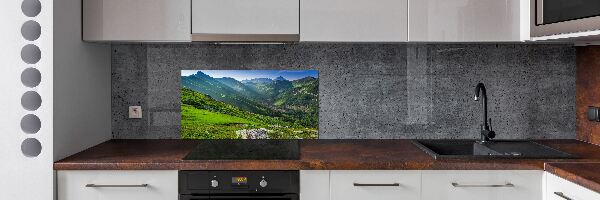 Panel para cocina Amanecer en las montañas