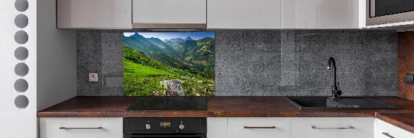 Panel para cocina Amanecer en las montañas