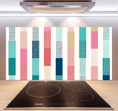 Salpicadero de cocina Rayas de colores