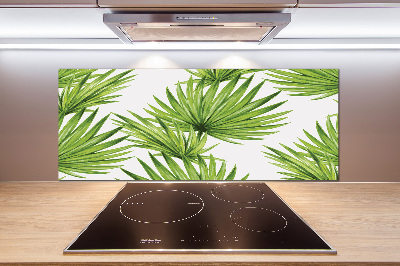 Panel do kuchni Tropikalne liście
