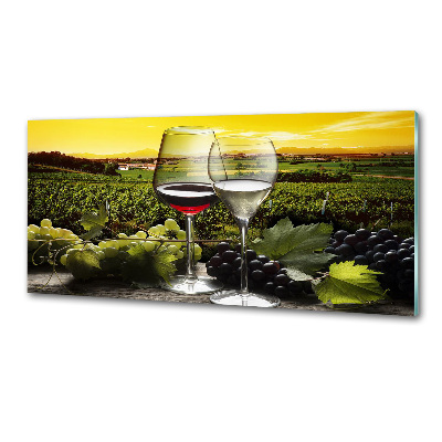 Panel antisalpicaduras Vino y uvas