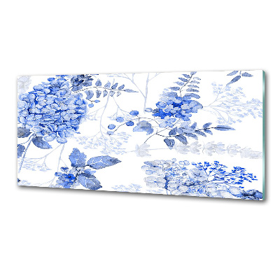 Panel antisalpicaduras Patrón floral