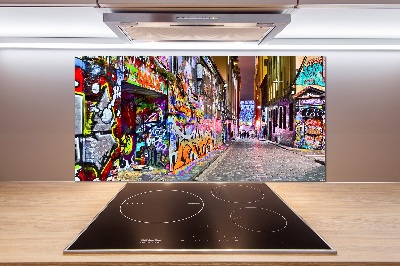 Salpicadero de cocina Grafiti colorido