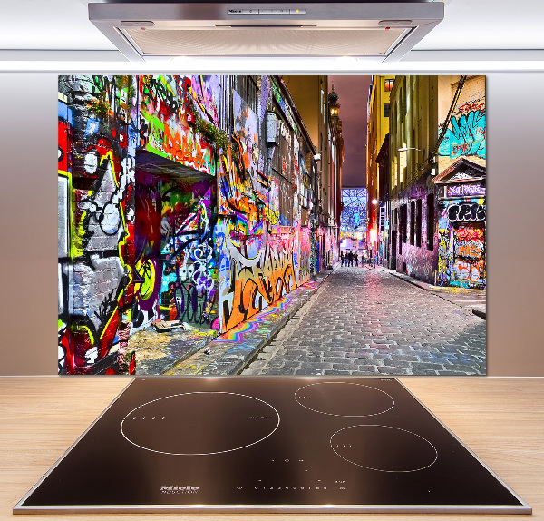 Salpicadero de cocina Grafiti colorido