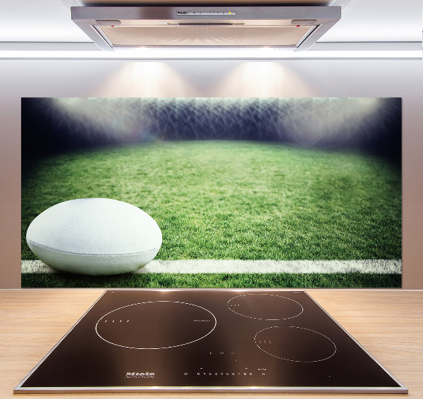 Panel de pared de cocina pelota de rugby