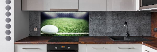Panel de pared de cocina pelota de rugby
