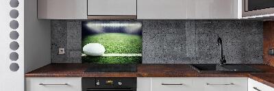 Panel de pared de cocina pelota de rugby