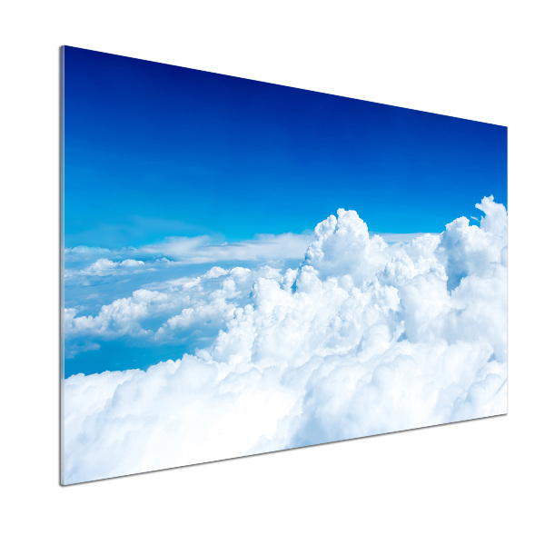 Panel lacobel Chmury z lotu ptaka