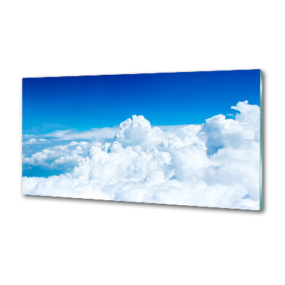 Panel lacobel Chmury z lotu ptaka