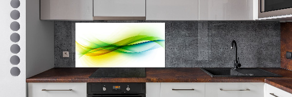 Panel antisalpicaduras Ondas abstractas