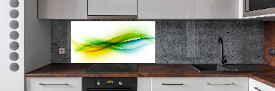 Panel antisalpicaduras Ondas abstractas