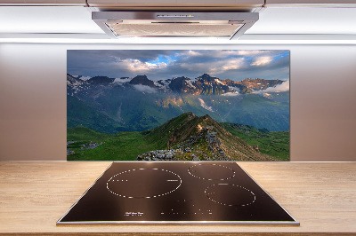 Salpicadero para cocina picos de montaña