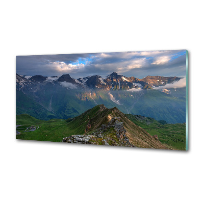 Panel dekor szkło Szczyty gór