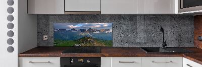 Salpicadero para cocina picos de montaña