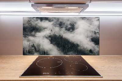 Panel antisalpicaduras Niebla sobre el bosque