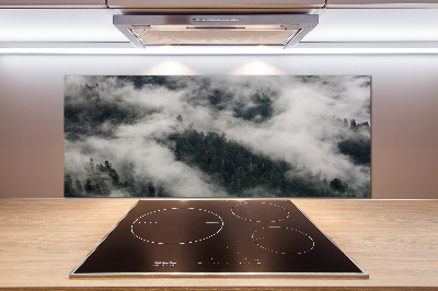 Panel antisalpicaduras Niebla sobre el bosque