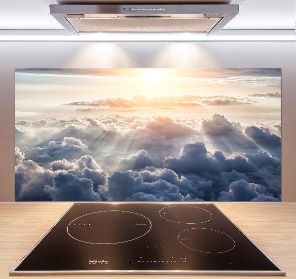 Panel para cocina Nubes a vista de pájaro