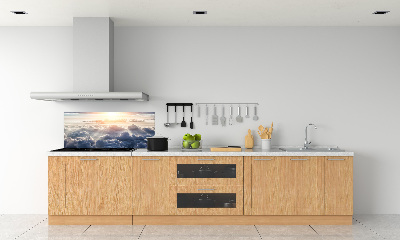 Panel para cocina Nubes a vista de pájaro