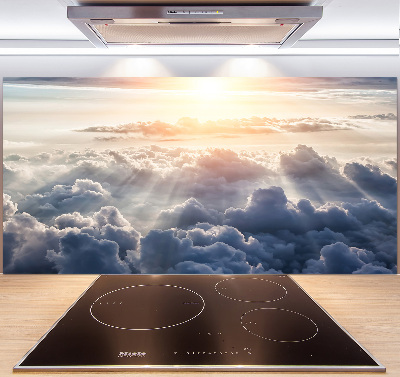 Panel para cocina Nubes a vista de pájaro