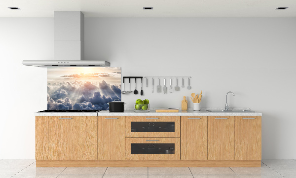 Panel para cocina Nubes a vista de pájaro