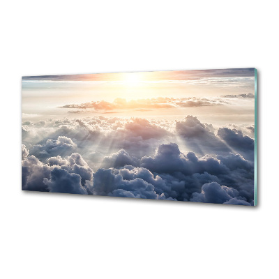 Panel para cocina Nubes a vista de pájaro