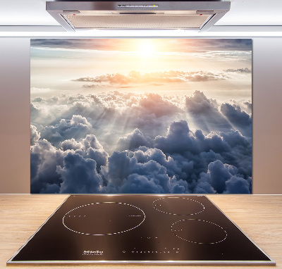 Panel para cocina Nubes a vista de pájaro