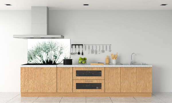 Salpicadero para cocina semillas de diente de león