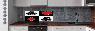 Salpicadero para cocina Palos de cartas