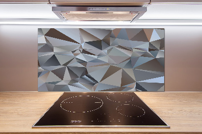 Panel antisalpicaduras Triángulos abstractos