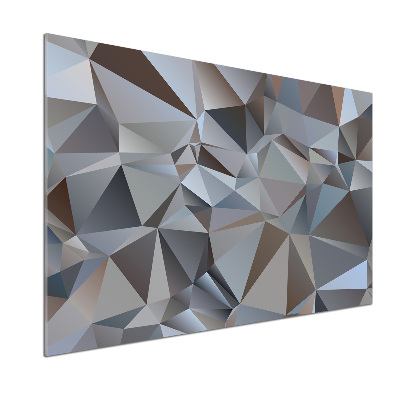 Panel antisalpicaduras Triángulos abstractos