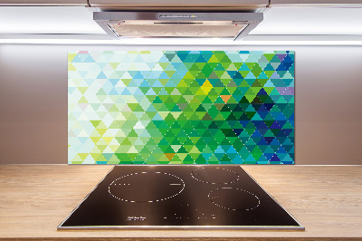 Panel para cocina Triángulos abstractos