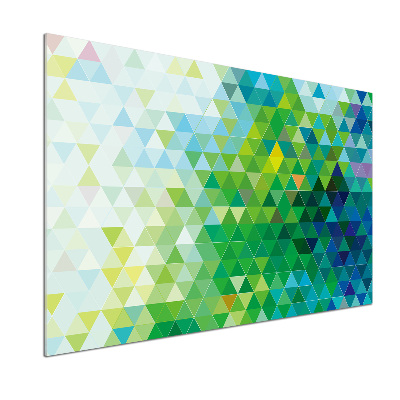 Panel para cocina Triángulos abstractos