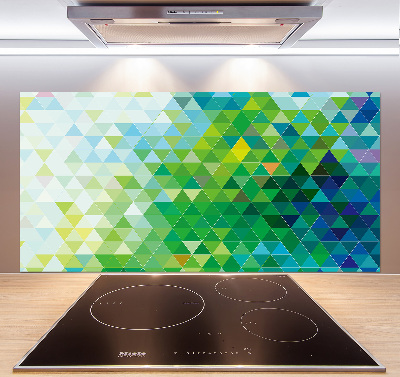 Panel para cocina Triángulos abstractos