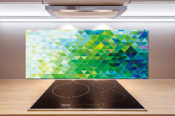 Panel para cocina Triángulos abstractos